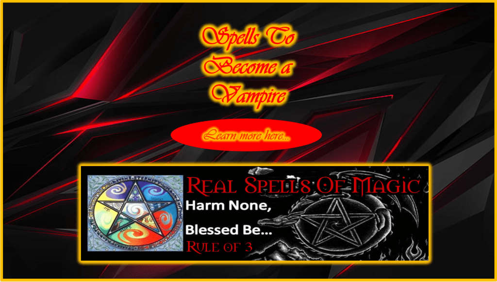 spells to become a vampire