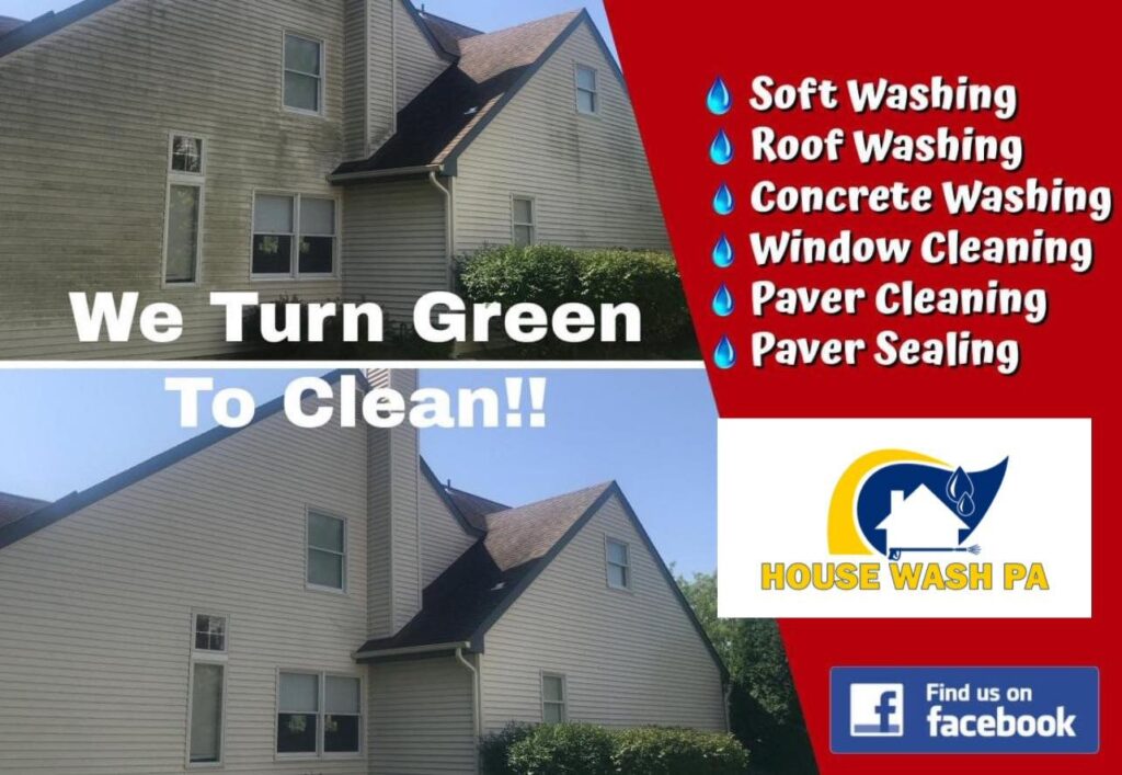 Benefits of pressure washing your home.
