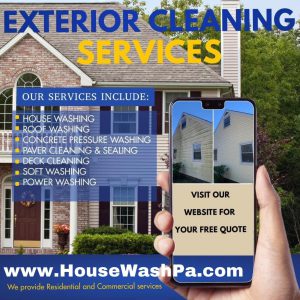 Why HouseWash PA is the best choice for rain gutter cleaning in Downingtown, PA