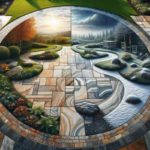 Transforming Outdoor Spaces with Travertine Flooring in East Renfrewshire