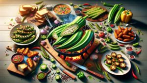 Grilled Okra with Smoked Paprika for a Flavorful Treat