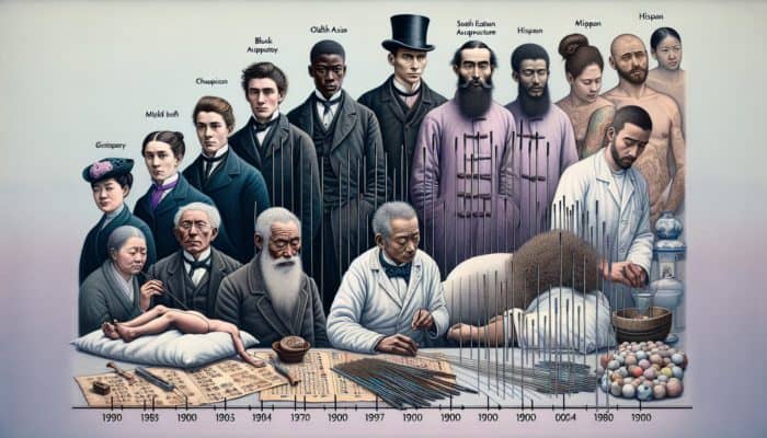 Historical timeline of acupuncture in Britain, showcasing its journey from skepticism to modern healthcare integration.