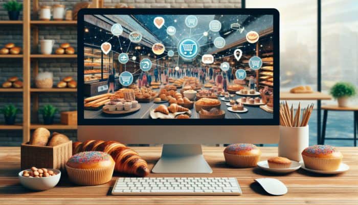 Local Sidmouth bakery's online success: 40% increase in sales, fresh baked goods, effective social media use, and an optimised website.