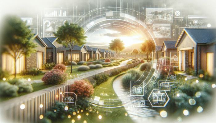 A serene gated community in Polokwane with affordable modern homes and lush gardens.